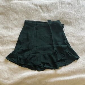 Sunday Best Forest Green Wrap Skirt